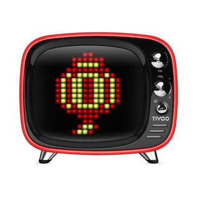 キュートでいて多機能！　レトロなテレビ風のデザインが可愛いスピーカー『Divoom Tivoo』