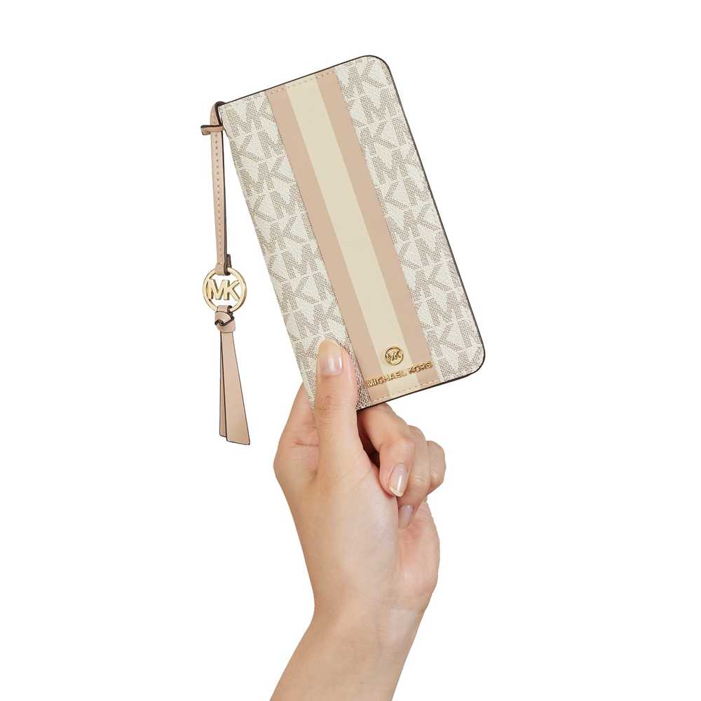 FOLIO CASE STRIPE WITH TASSEL CHARM 手帳型ケース