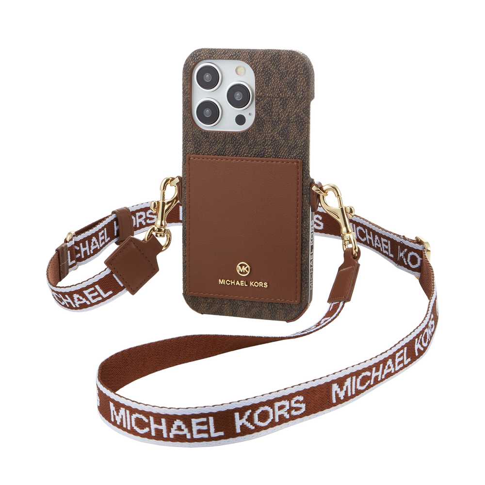 マイケル コース MICHAEL KORS WRAP CASE POCKET WITH STRAP – FOX STORE