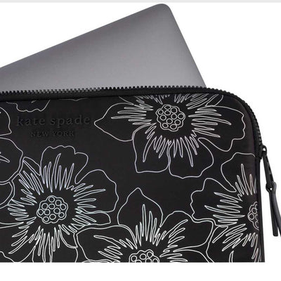 Puffer Sleeve for 16-inch Device [ Hollyhock Iridescent Black ]