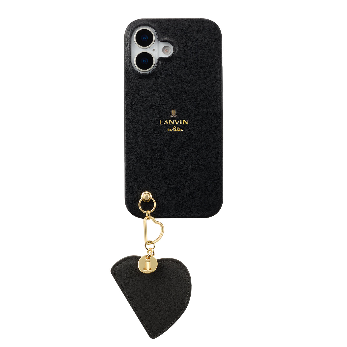 Slim Wrap Case with Heart Mirror Charm