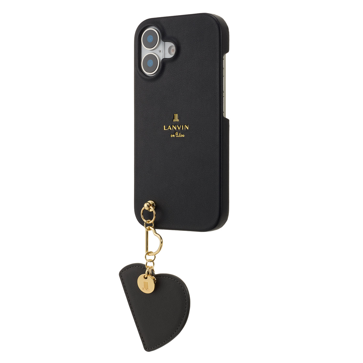Slim Wrap Case with Heart Mirror Charm