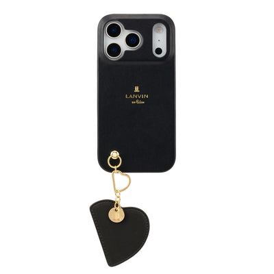 Slim Wrap Case with Heart Mirror Charm