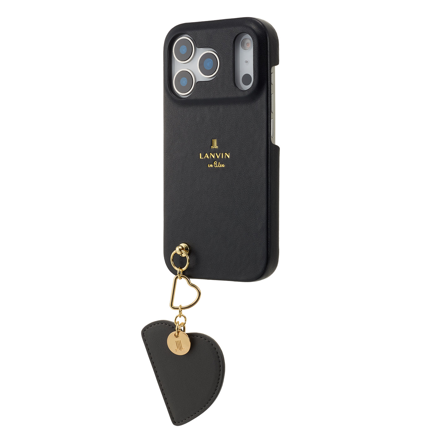 Slim Wrap Case with Heart Mirror Charm