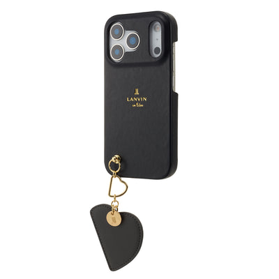 Slim Wrap Case with Heart Mirror Charm
