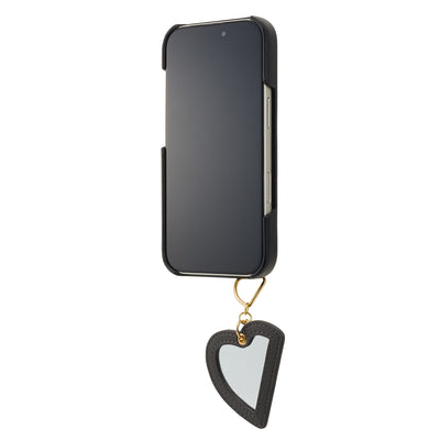 Slim Wrap Case with Heart Mirror Charm