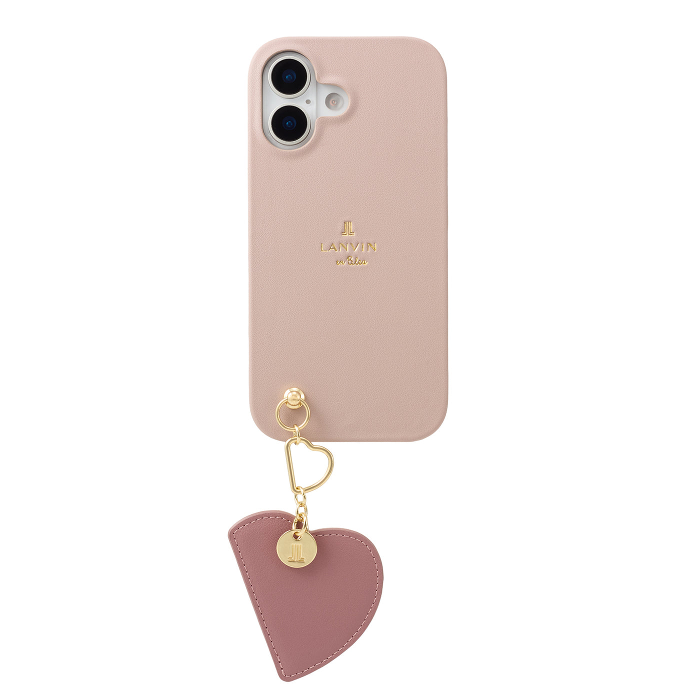 Slim Wrap Case with Heart Mirror Charm
