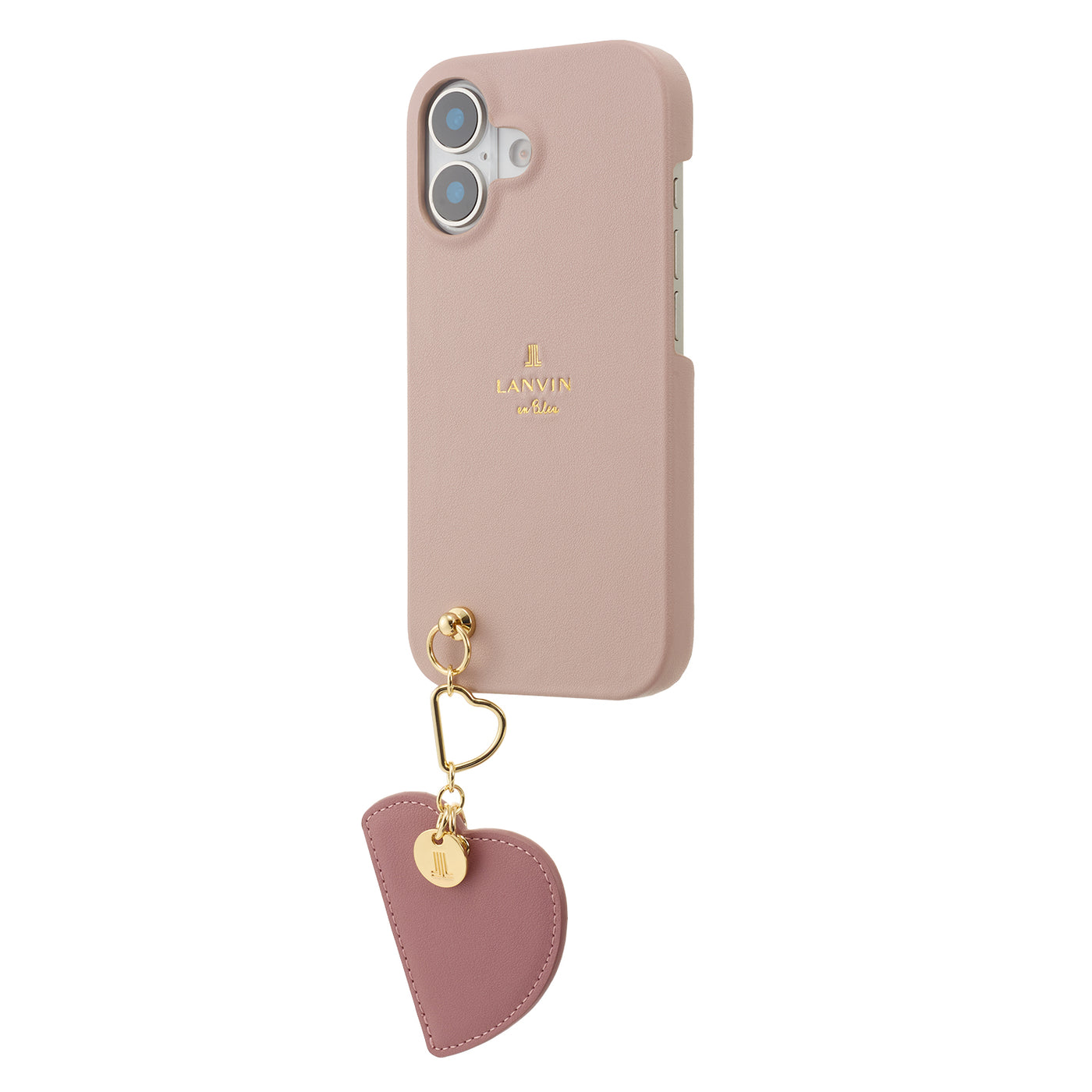 Slim Wrap Case with Heart Mirror Charm