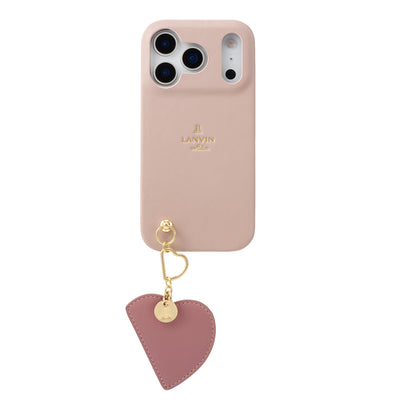 Slim Wrap Case with Heart Mirror Charm