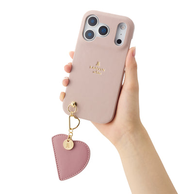 Slim Wrap Case with Heart Mirror Charm
