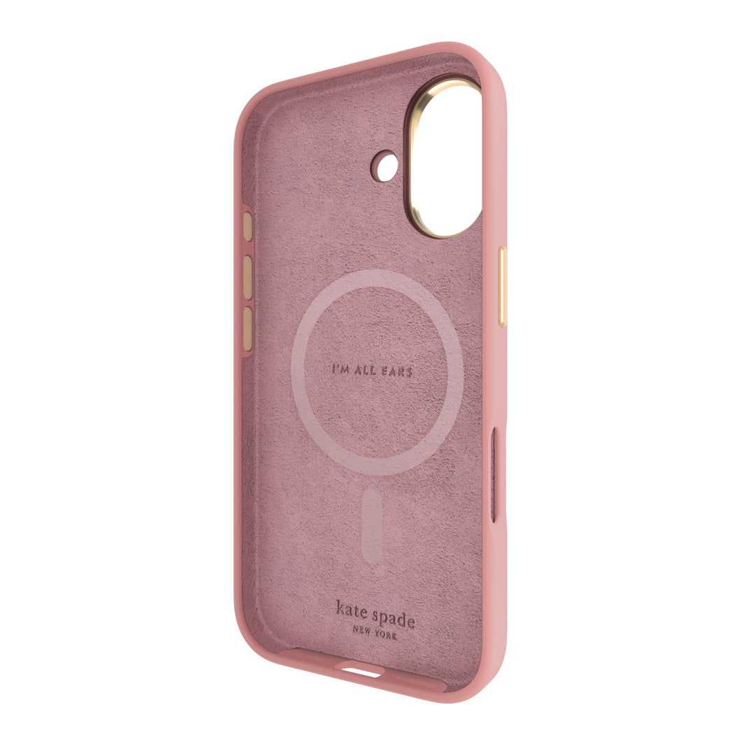 ケイトスペード iPhone17ProMaxケース ピンク MagSafe対応 ケイト スペード ニューヨーク kate spade new york MagSafe Silicone