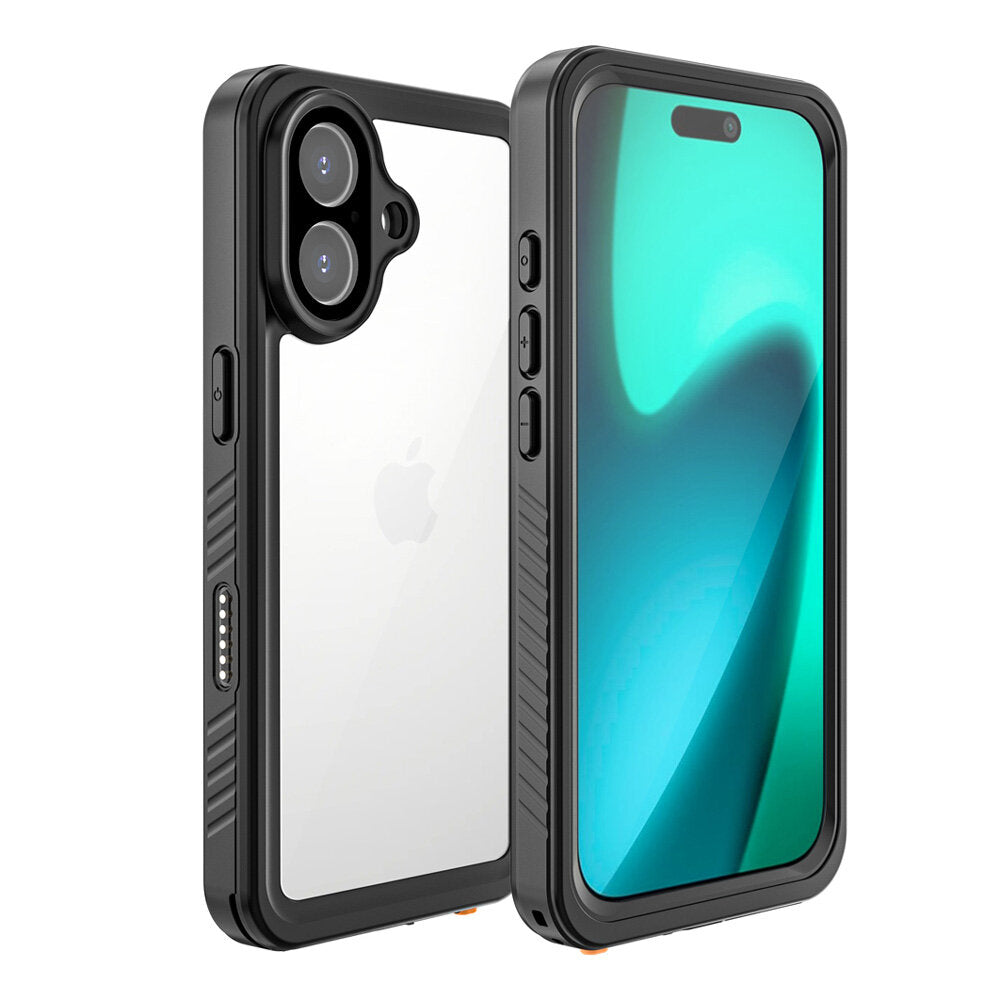 IP68 Waterproof Protective Case - iPhone 17/iPhone 17 Pro - Black
