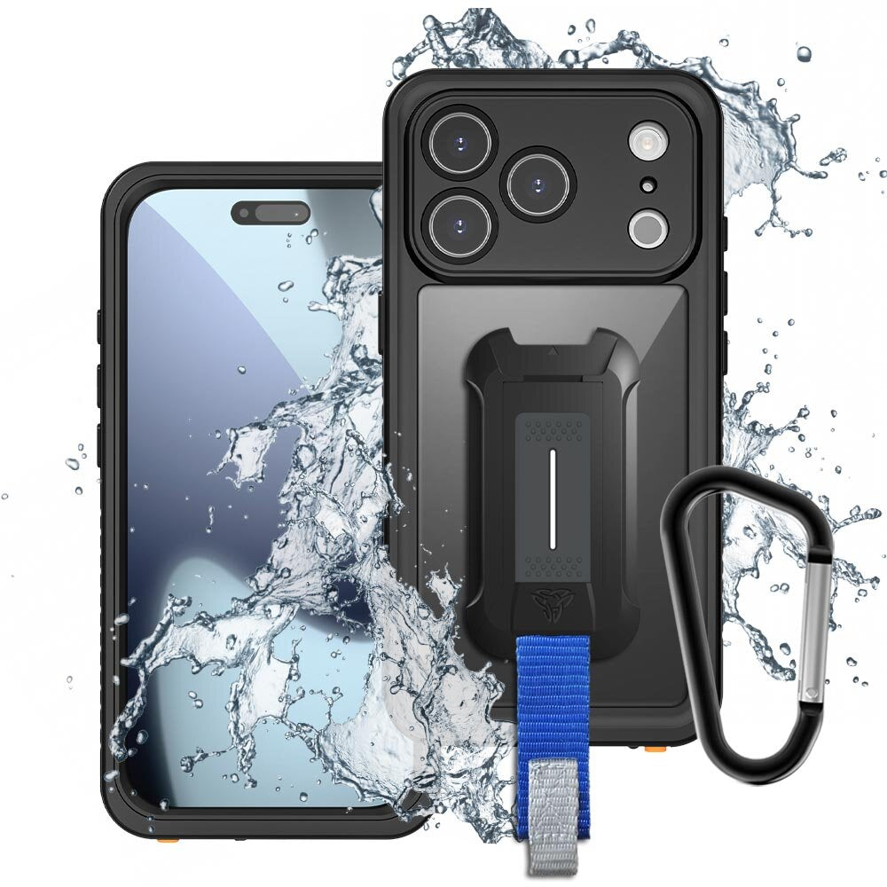IP68 Waterproof Protective Case - iPhone 17/iPhone 17 Pro - Black