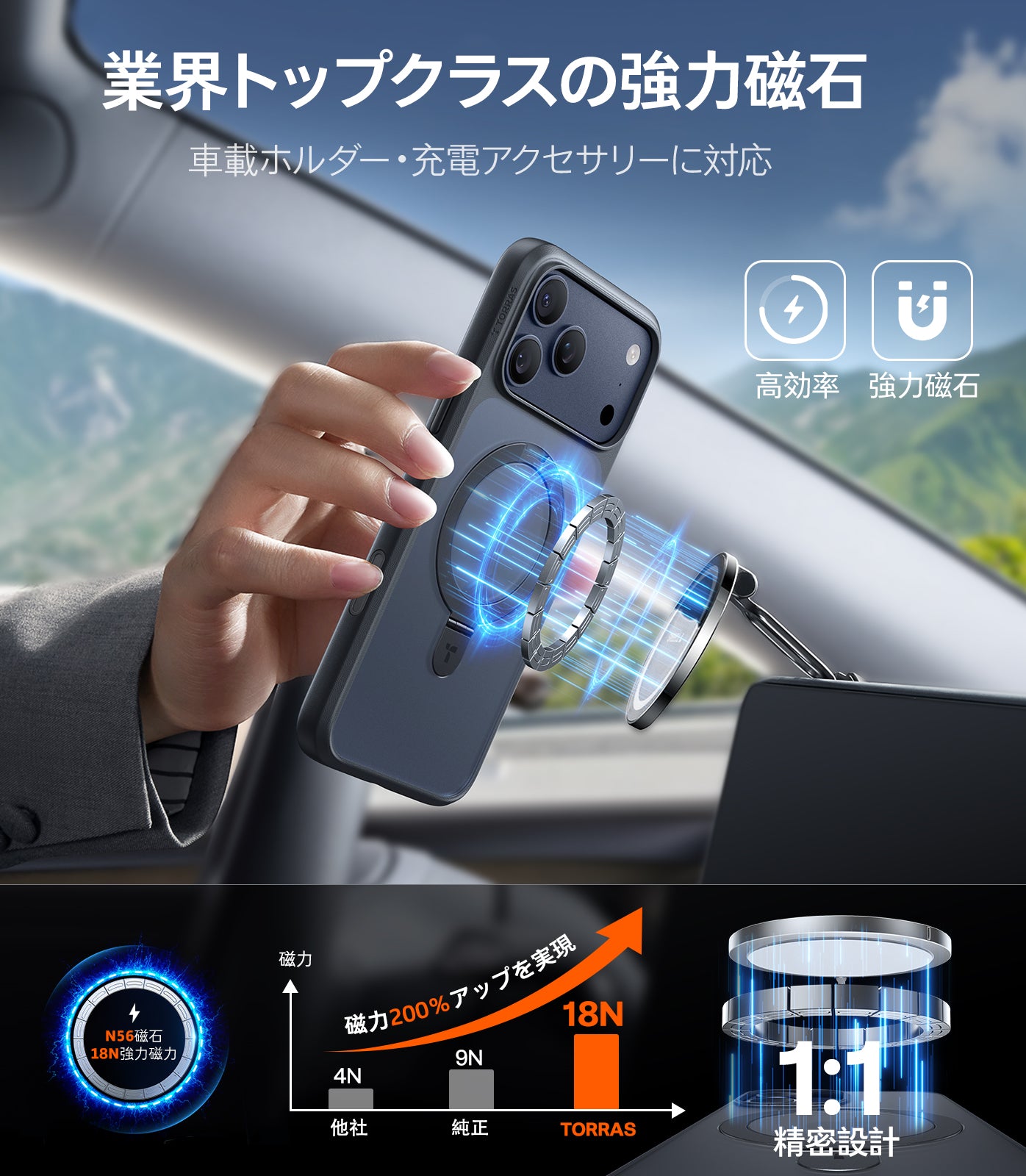 Ostand Q1 Guardian Case 2025 iPhone 17シリーズスマホケース