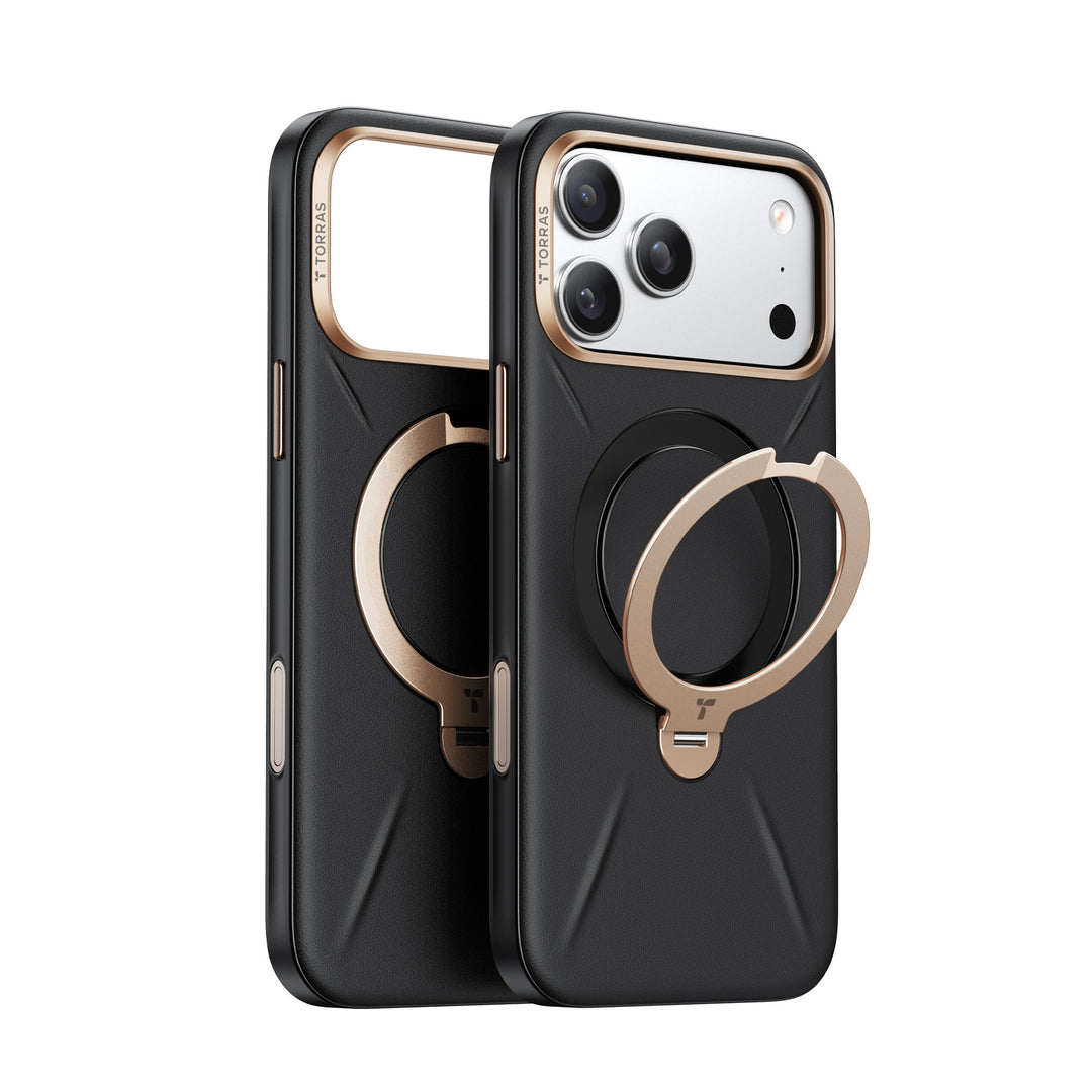 トラス Torras - Ostand Q3 レザートーン Case for iPhone 17シリーズ
