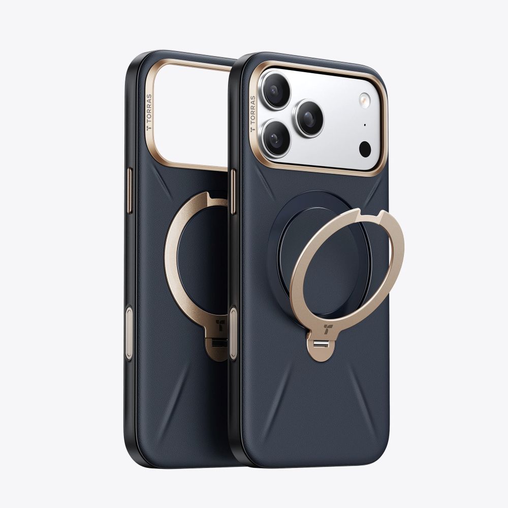 トラス Torras - Ostand Q3 レザートーン Case for iPhone 17シリーズ