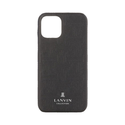 LANVIN COLLECTION - Slim Wrap Case Monogram for iPhone 11 Pro - Black