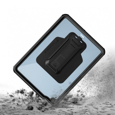 ARMOR-X - IP68 Waterproof Case with Hand Strap for iPad Air ( 4th ) [ Black ]