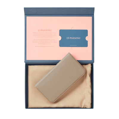 LORNA PASSONI - German Shrunken Calf Folio Case - Magsafe for iPhone 12/12 Pro