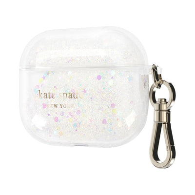 kate spade new york  (ケイト・スペード・ニューヨーク) - Liquid Glitter AirPods Pro Case for AirPods Pro [ White/Clear ]
