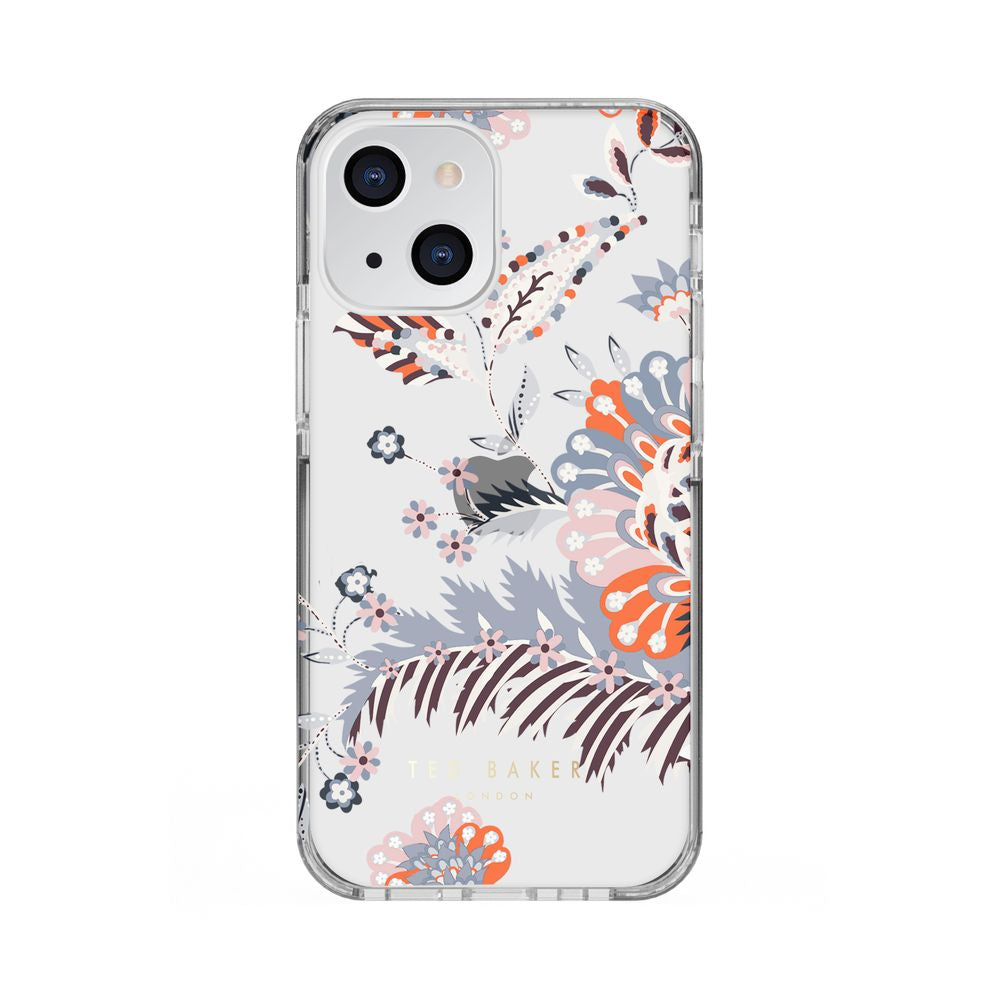 Ted Baker - Anti-shock Case for iPhone 13 mini - Spiced Up Black