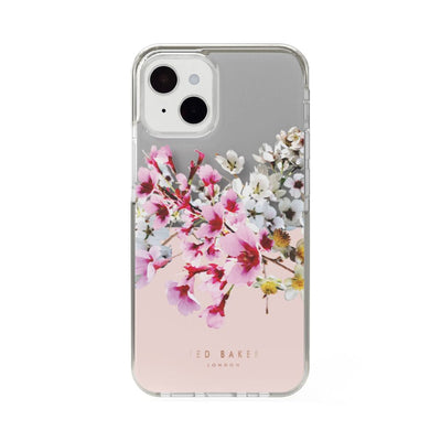 Ted Baker - Anti-shock Case for iPhone 13 - Jasmine Clear Pink