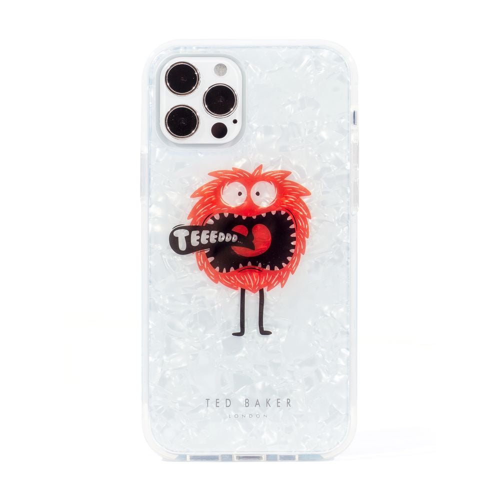 Ted Baker - TPU Back Shell Case for iPhone 13 Pro MAX - Monster White