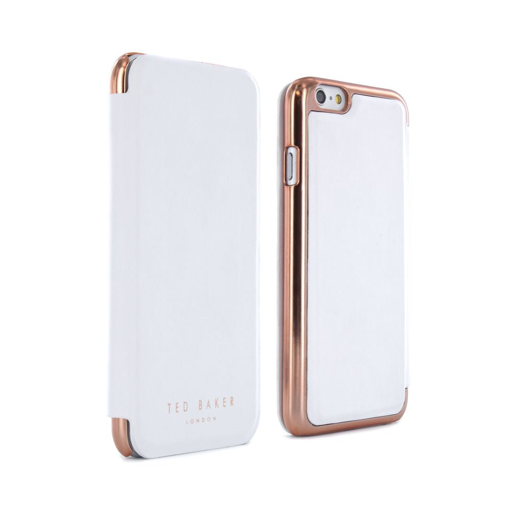 Ted Baker - SHANNON Mirrored for iPhone 6s/6 [ White/Rose Gold ] - White/RoseGold