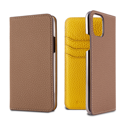 LORNA PASSONI - 2019 AW - German Shrunken Calf Folio Case for iPhone 11 Pro / ケース - FOX STORE