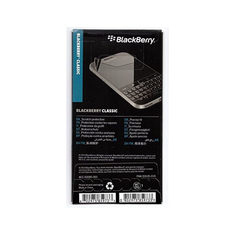 BlackBerry - Classic Screen Protector 2 Pack