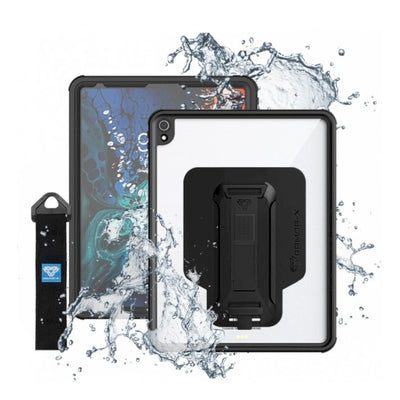 ARMOR-X - Waterproof Protective Case With New Adaptor And Hand Strap for iPad Pro 12.9 第3世代 - Black