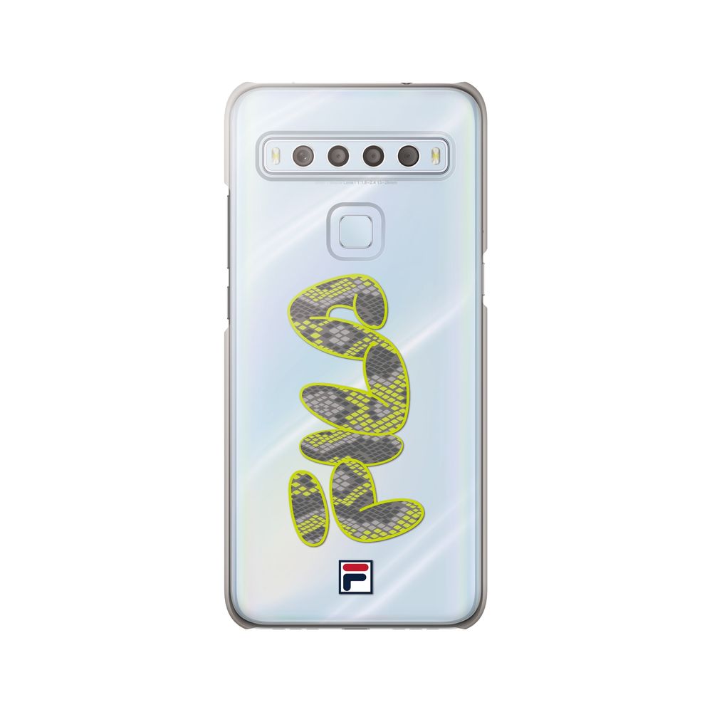 FILA - Clear Case Snake for TCL 10 Lite - Shocking Green