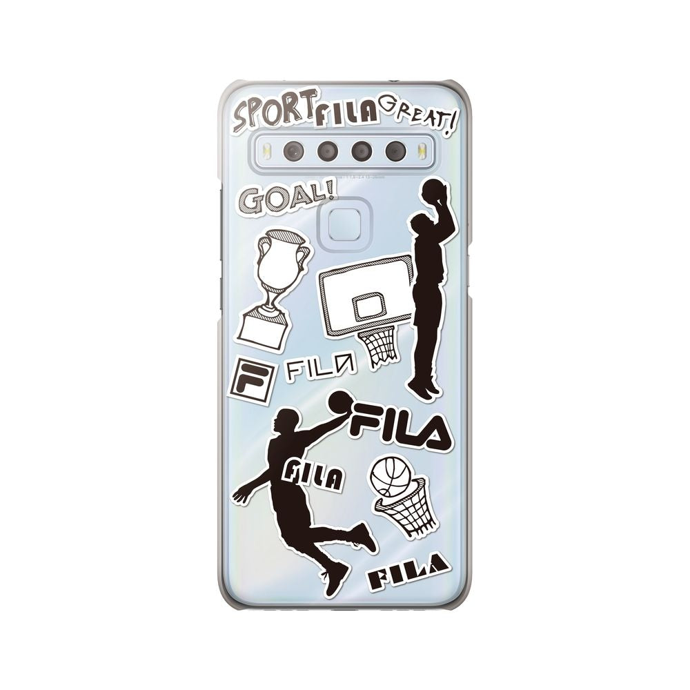 FILA - Clear Case Sticker Basketball for TCL 10 Lite