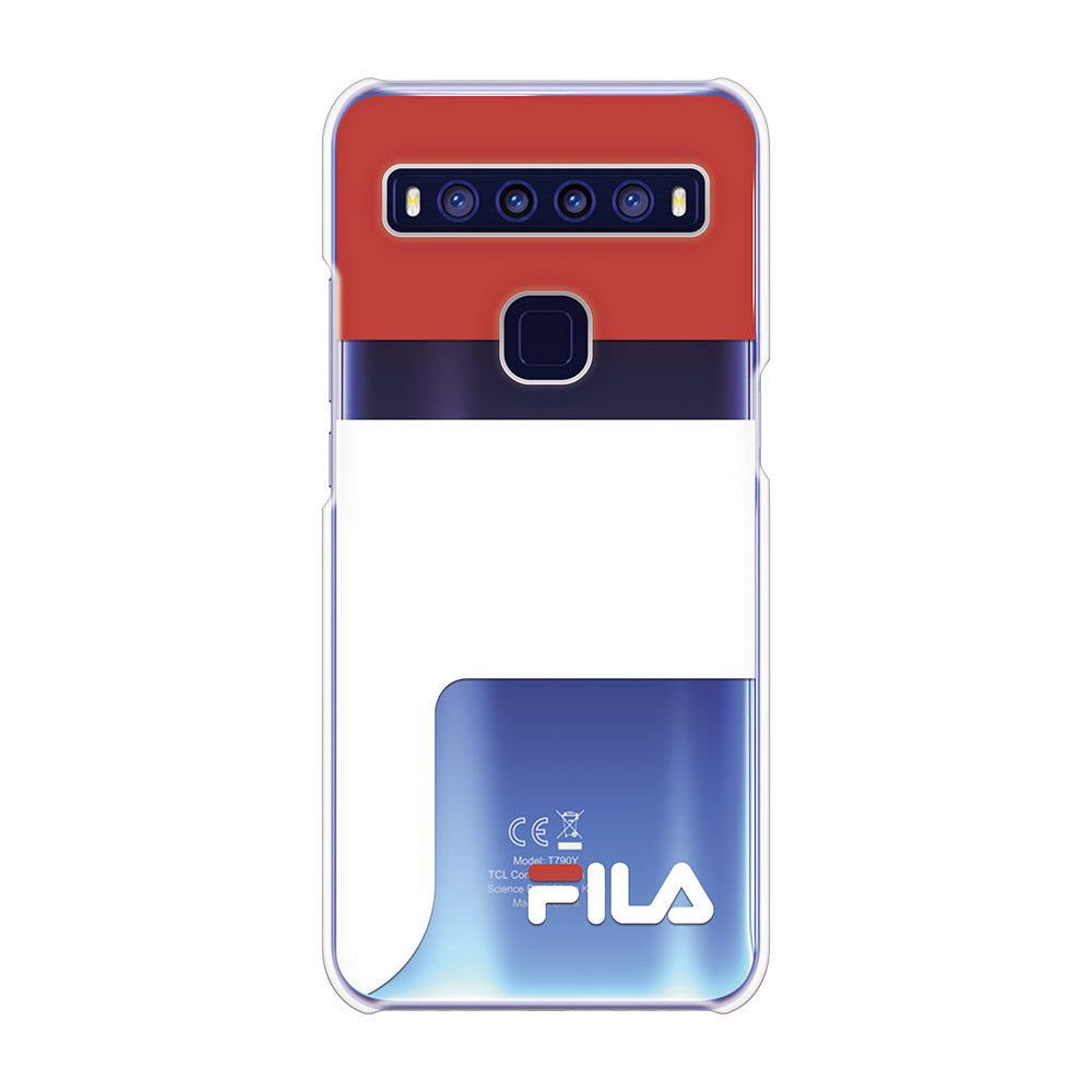 FILA - CLEAR CASE LOGOIMAGE for TCL 10 5G - Red