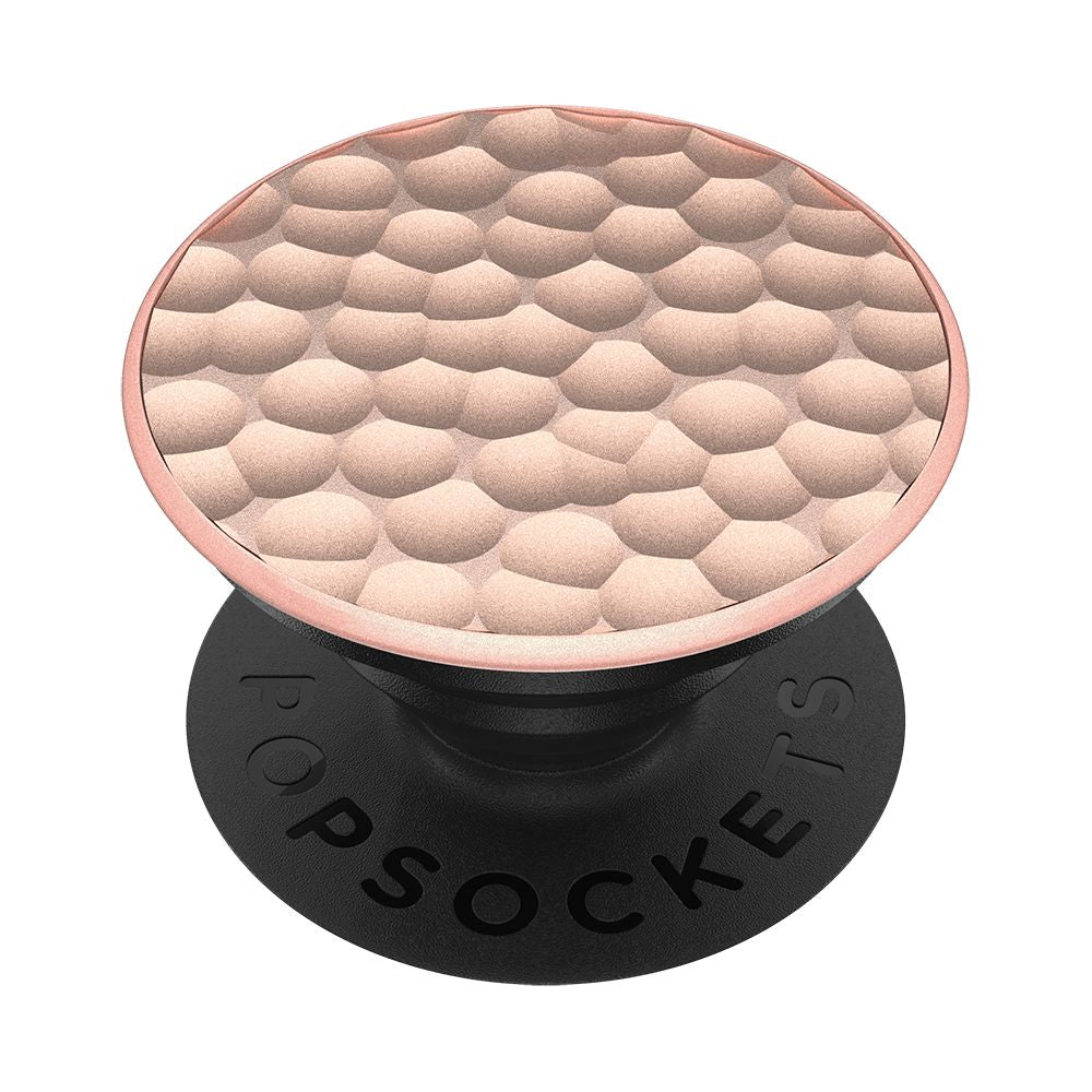PopSockets - PopGrip Luxe - Hammered Metal Rose Gold