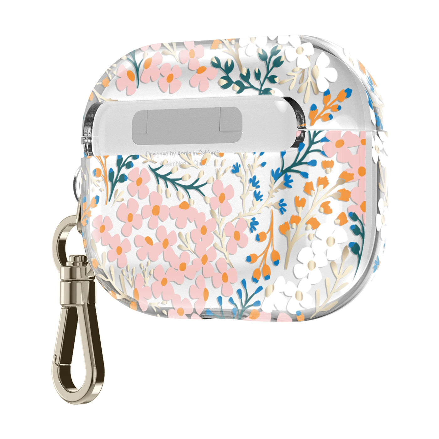 kate spade new york  (ケイト・スペード・ニューヨーク) - Protective AirPods Pro Case for AirPods Pro [ Multi Floral/Rose/Pacific Green/Clear/Gold Foil Logo ]