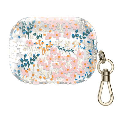 kate spade new york  (ケイト・スペード・ニューヨーク) - Protective AirPods Pro Case for AirPods Pro [ Multi Floral/Rose/Pacific Green/Clear/Gold Foil Logo ] - Multi Floral/Rose/Pacific Green/Clear/Gold Foil Logo