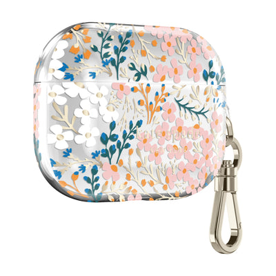 kate spade new york  (ケイト・スペード・ニューヨーク) - Protective AirPods Pro Case for AirPods Pro [ Multi Floral/Rose/Pacific Green/Clear/Gold Foil Logo ]