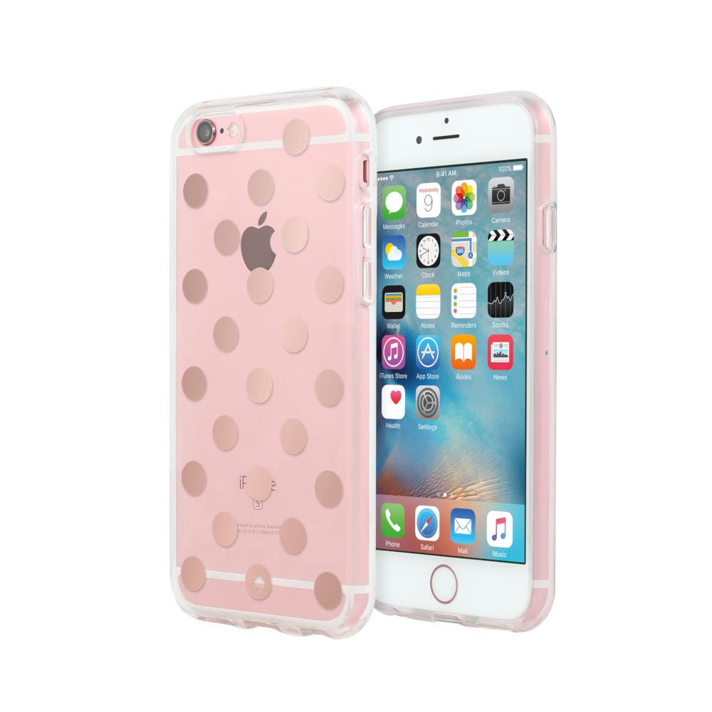 kate spade new york - Hardshell Clear Case for iPhone 6/6s - Le PavillionRose Gold Foil/Clear