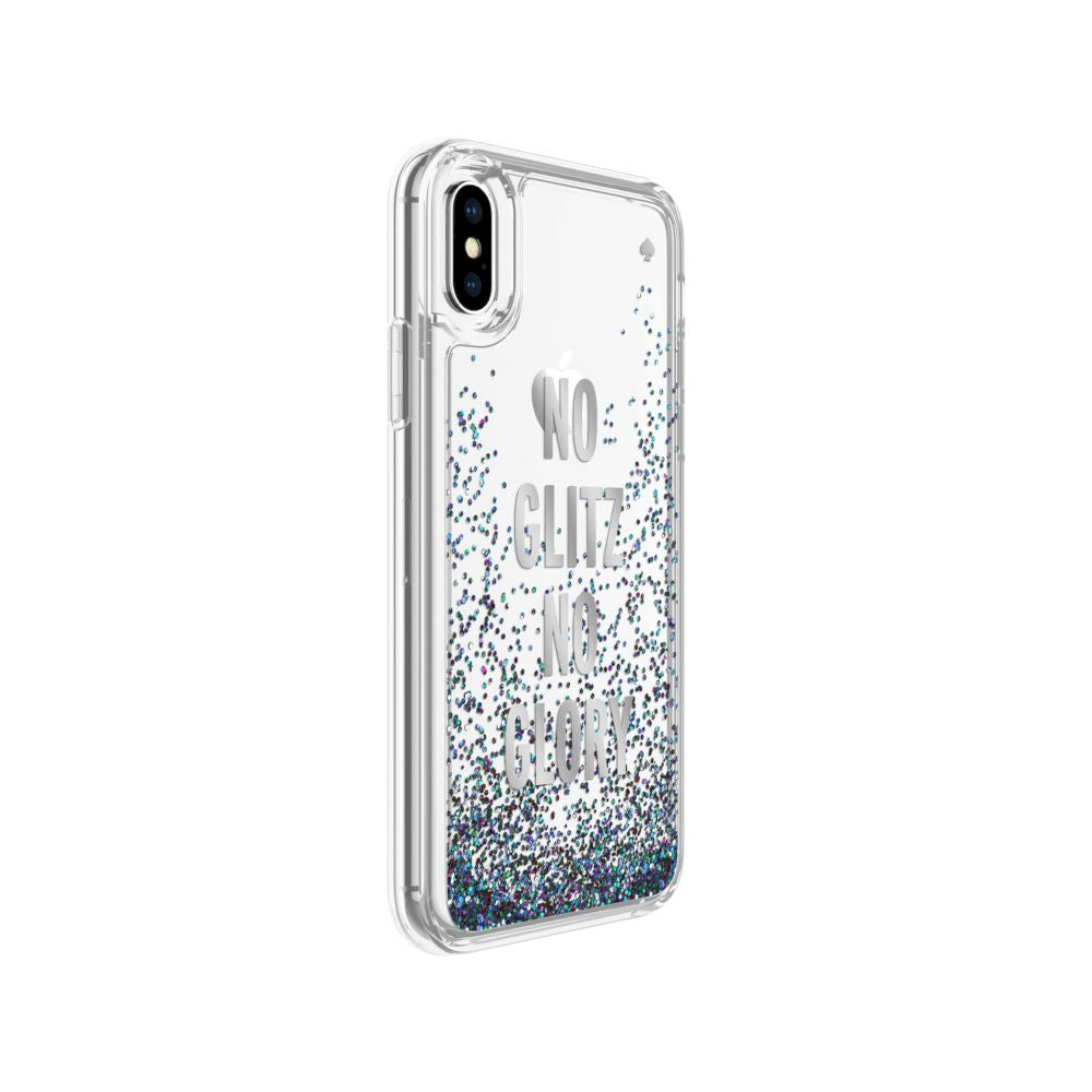 kate spade new york - Liquid Glitter Case For iPhone XS/X