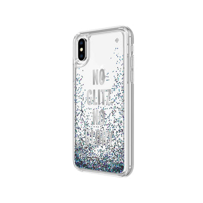 kate spade new york - Liquid Glitter Case For iPhone XS/X