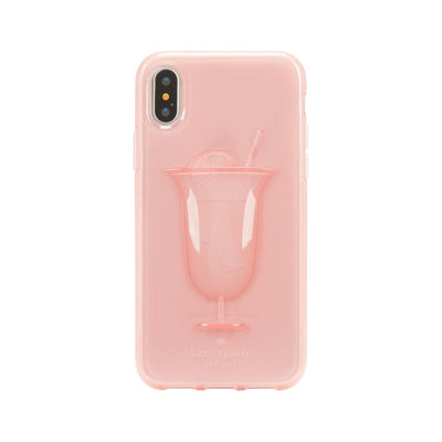 kate spade new york - Flexible Case For iPhone XS/X - Cocktail Pink