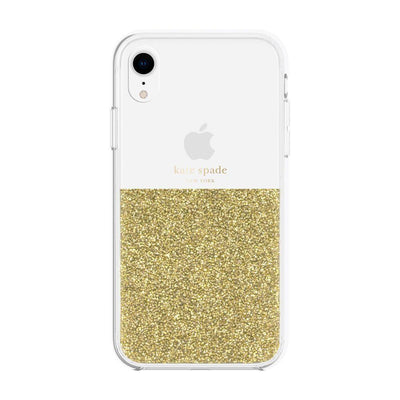 kate spade new york - Half Clear Crystal Case for iPhone XR / ケース - FOX STORE