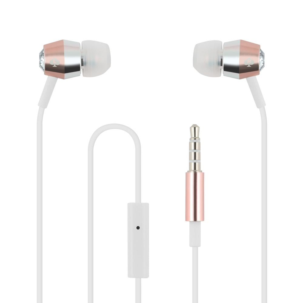 kate spade new york - Earbuds - Crystal/Rose Gold/Silver/White