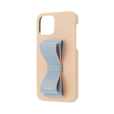LANVIN en Bleu - Slim Wrap Case STAND & RING RIBBON 2 Tone for iPhone 12/12 Pro