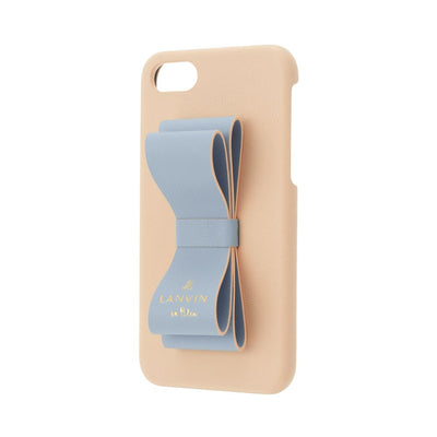 LANVIN en Bleu - Slim Wrap Case STAND & RING RIBBON 2 Tone for iPhone SE 第2世代/8/7