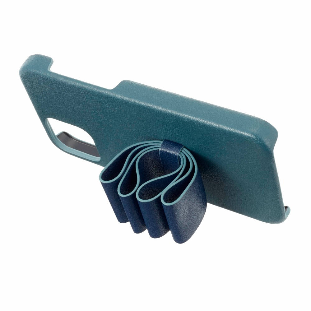 iPhone13Pro - LANVIN en Bleu(ランバン オン ブルー) - SLIM WRAP CASE STAND & RING RIBBON スマホケース リボン