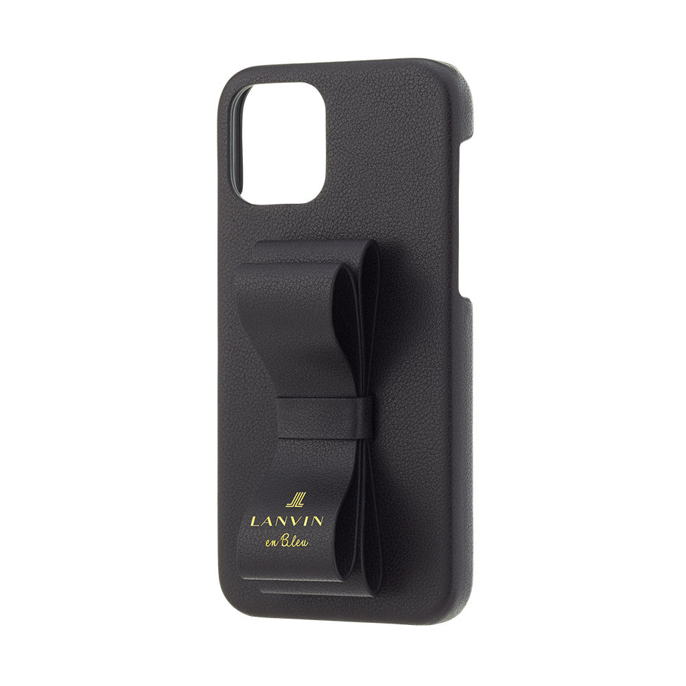 LANVIN en Bleu - SLIM WRAP CASE STAND & RING RIBBON for iPhone 12/12 Pro