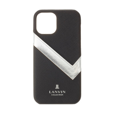 iPhone13 - LANVIN COLLECTION (ランバン コレクション) - SHELL CASE LINED スマホケース - Metallic leather