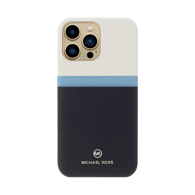 iPhone13Pro MICHAEL KORS (マイケルコース) Slim Wrap Case Pocket スマホケース - Navy Multi